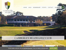 Tablet Screenshot of camberleyheathgolfclub.co.uk